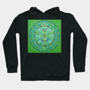 Angel of New Beginnings free-hand mandala Hoodie